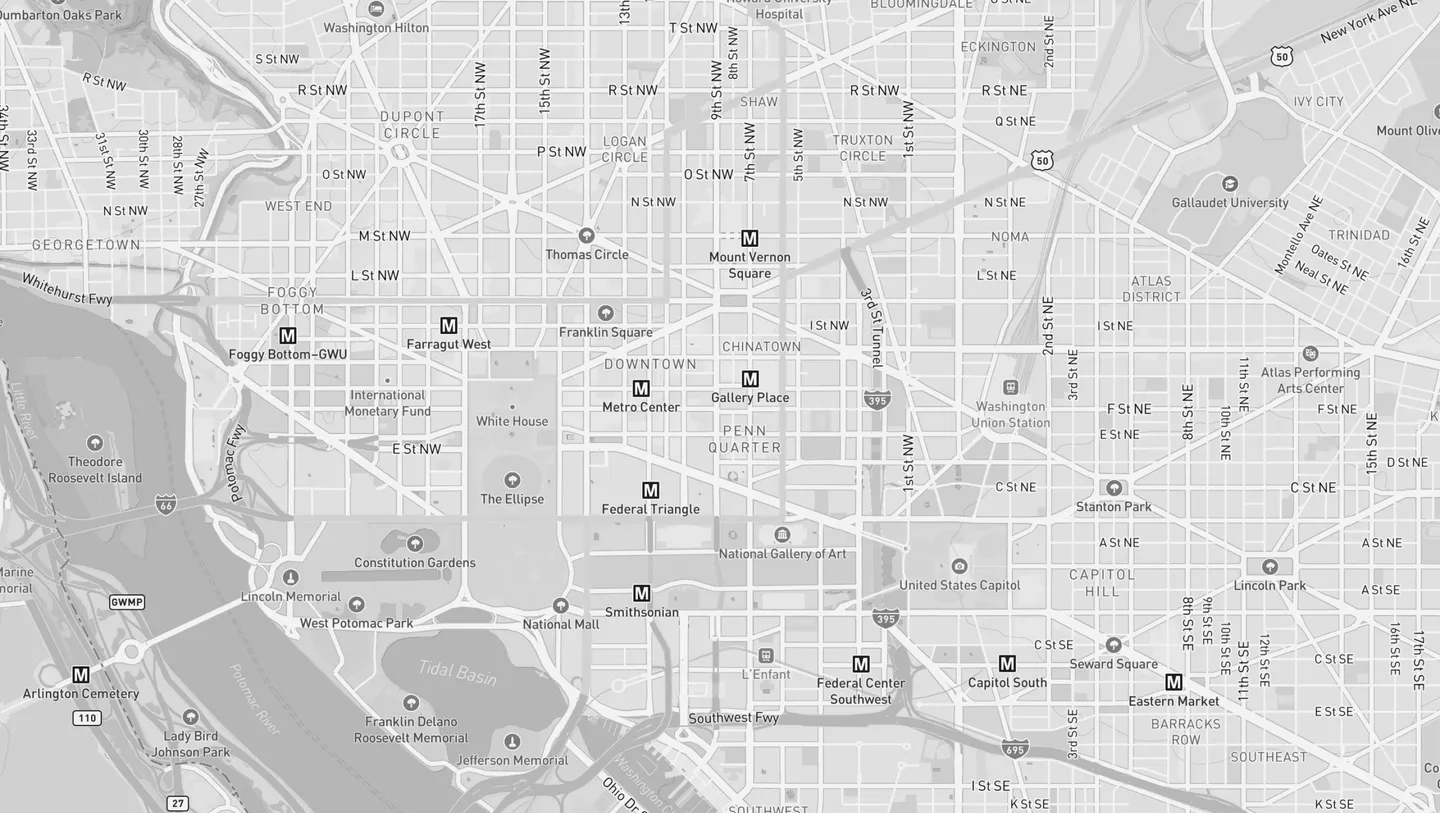 Map illustration for local prospecting